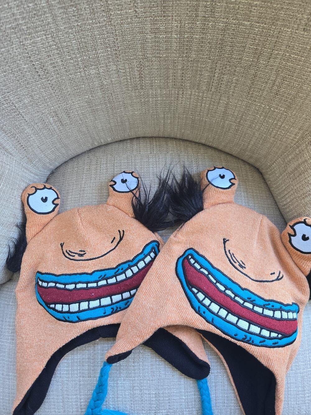 Vintage Nickelodeon Aaahh Real Monsters Beanie Hat Krumm TV Show 2017 RARE